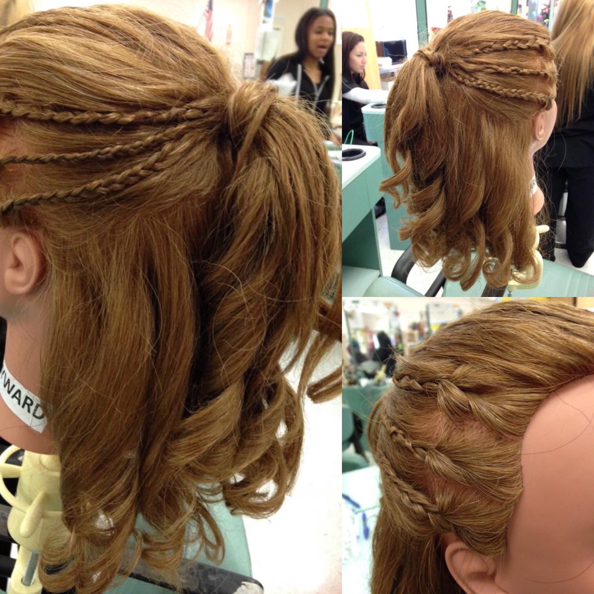 BoricuaBeauty99's tweet photo. #OrangeUlsterCTech #Cosmetology #Braids #Curls #CosmetologistInTraining https://t.co/hKjEEPLeml
