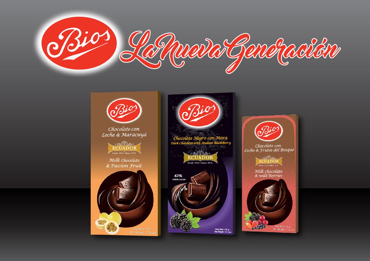 chocolatesbios's tweet photo. Prueba ya los nuevos sabores de la Nueva Generación, están imperdibles #ChocolatesBios https://t.co/J1IGJggYYJ