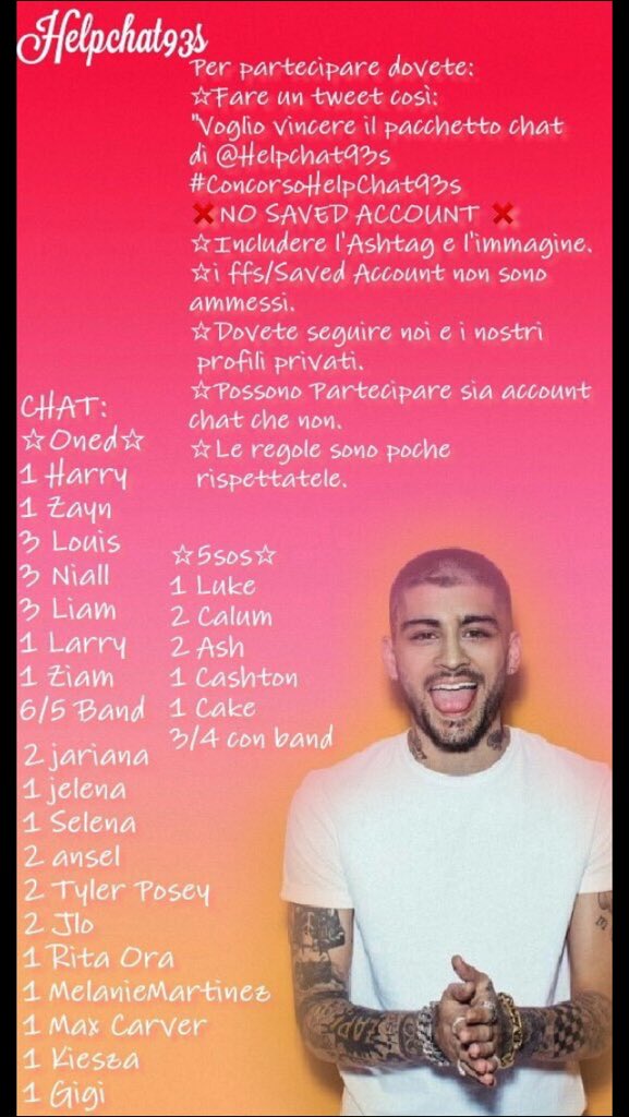 MichelaStyles2's tweet photo. voglio vincere il pacchetto chat di @HELPCHAT93s
#ConcorsoHelpChat93s
❌NO SAVED ACCOUNT❌ https://t.co/8k76nbpDUk