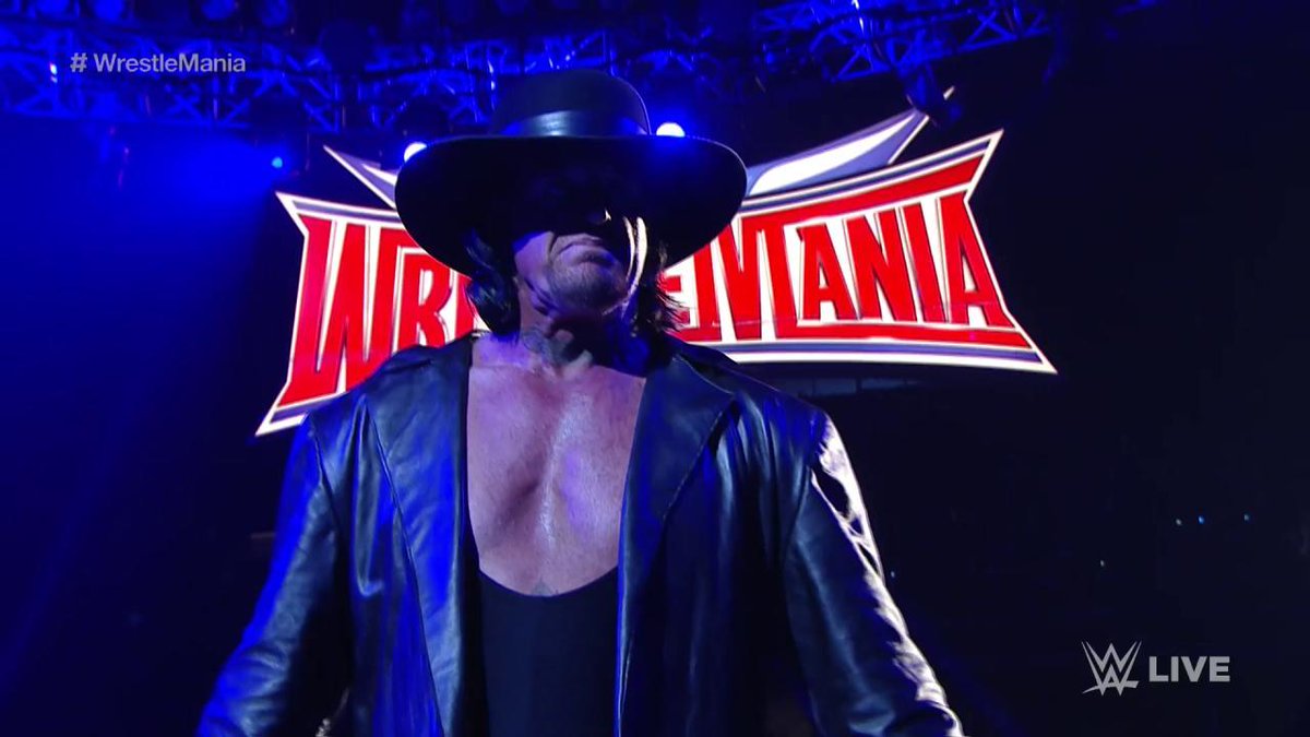 WWEUniverse's tweet photo. UNDERTAKER: Shane's blood is on @VinceMcMahon's hands, but Vince's blood may be on MINE! #RAW https://t.co/Qh6k7CLr98