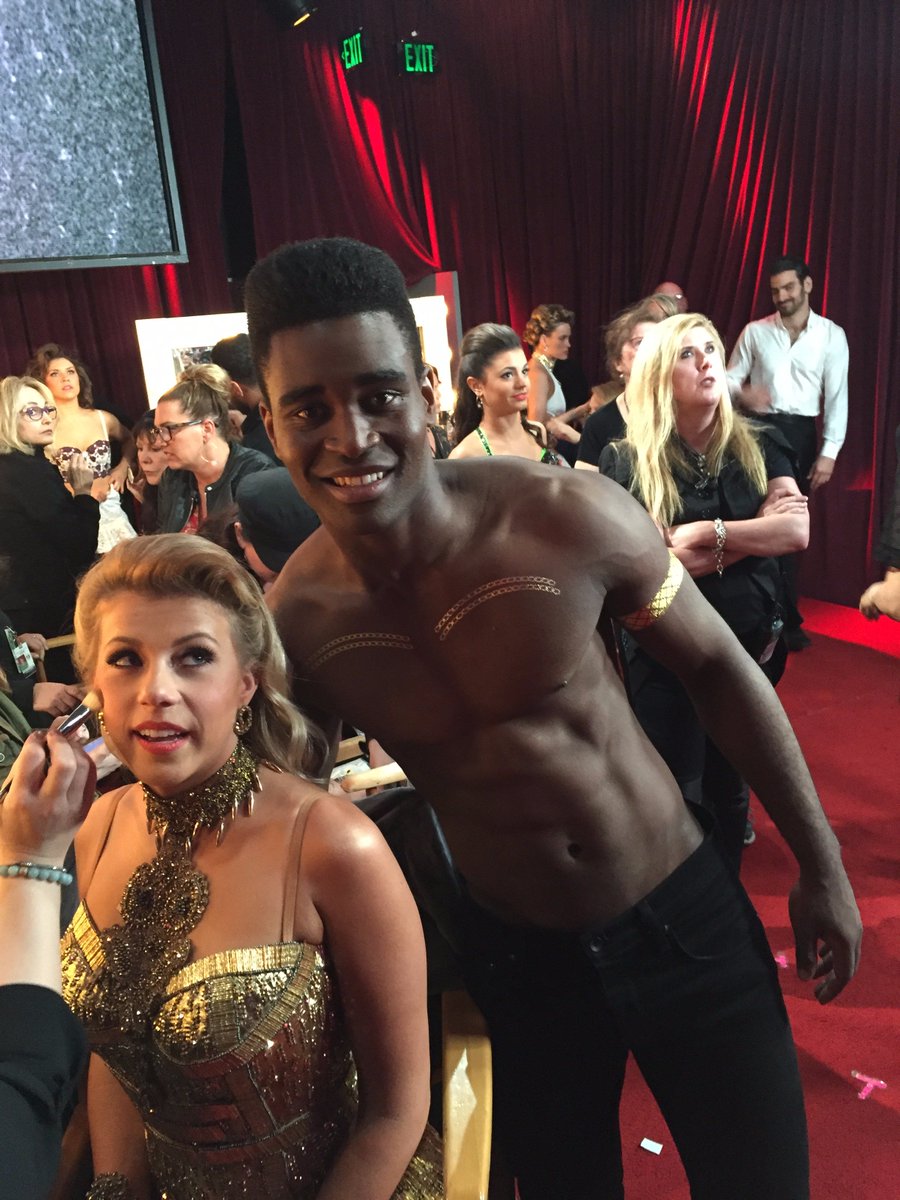 people's tweet photo. Before @JodieSweetin and @keodancer set fire to the ballroom with their flaming salsa. ๐ฅ๐ #DWTS https://t.co/sPDOBpnKBY