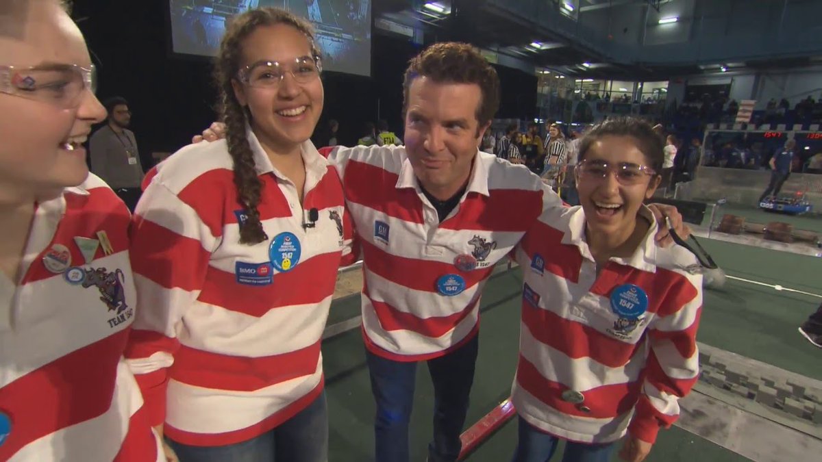 Check out this year's FIRST Robotics Competition challenge on the Rick Mercer Report sie.ag/1LVtFWt #WEGLR