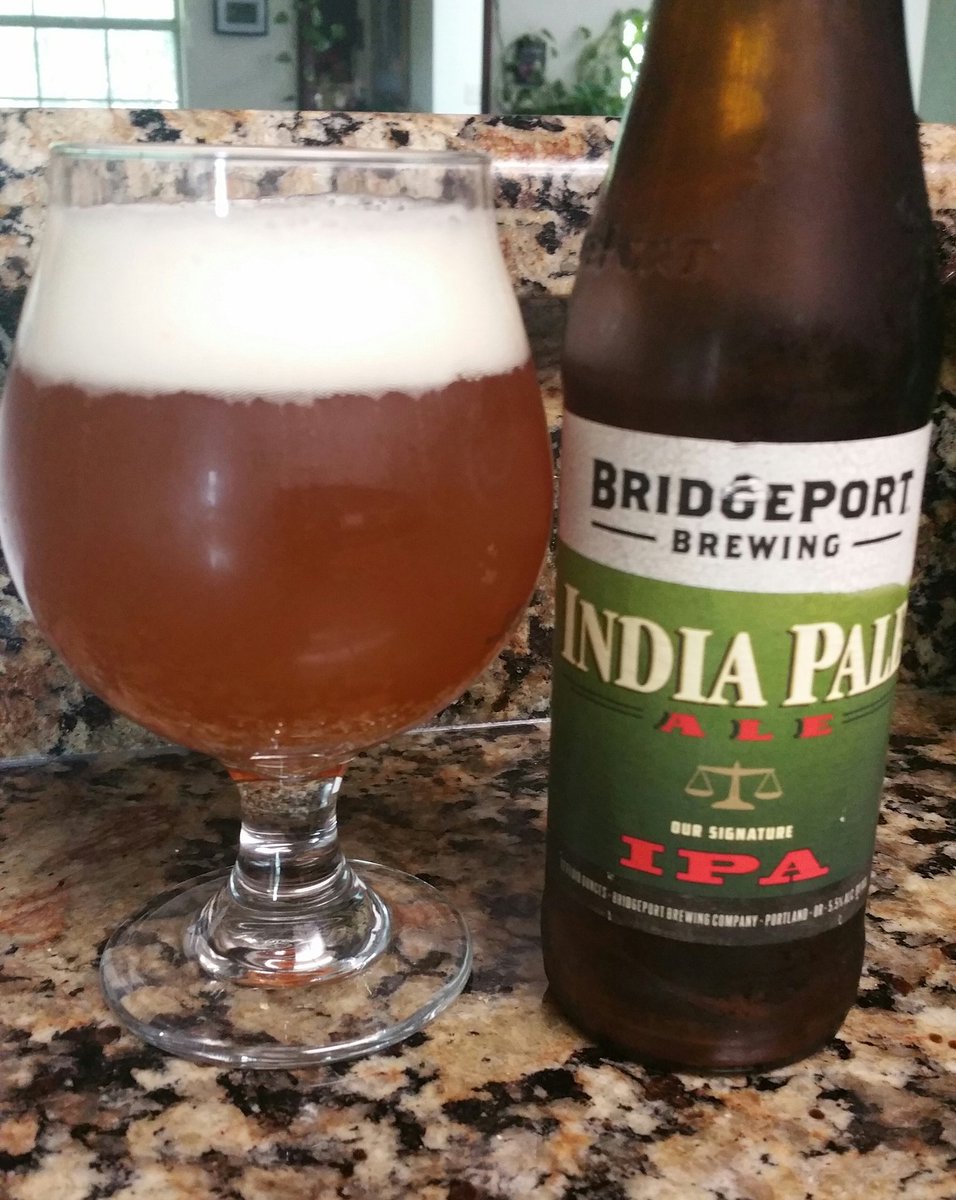 Got the @bridgeportbrew sampler the other day and I've enjoyed them all so far. IPA is different than most. Y I Like