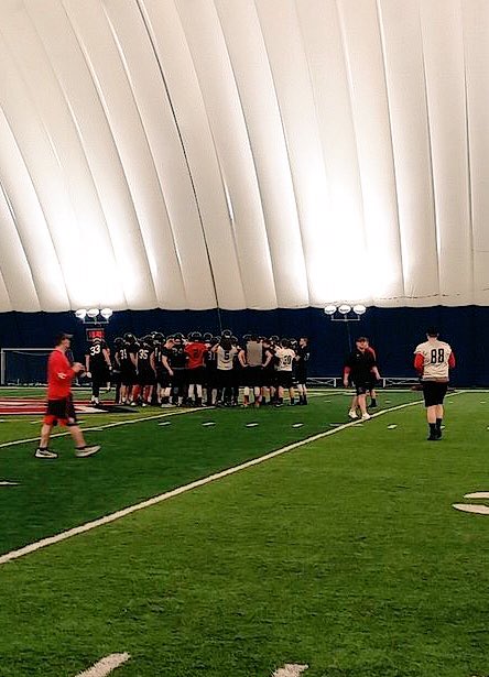 SCSUHuskiesFB's tweet photo. Practice #1 ✔️ #Springball2K16 https://t.co/X3ThixYYrY