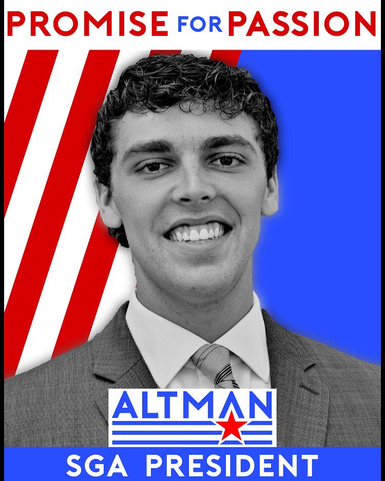 TBronz22's tweet photo. Go vote for my little bro @TurnerAltman for SGA President. #VoteAltman He will build a wall! https://t.co/ZJGHFPb9FB