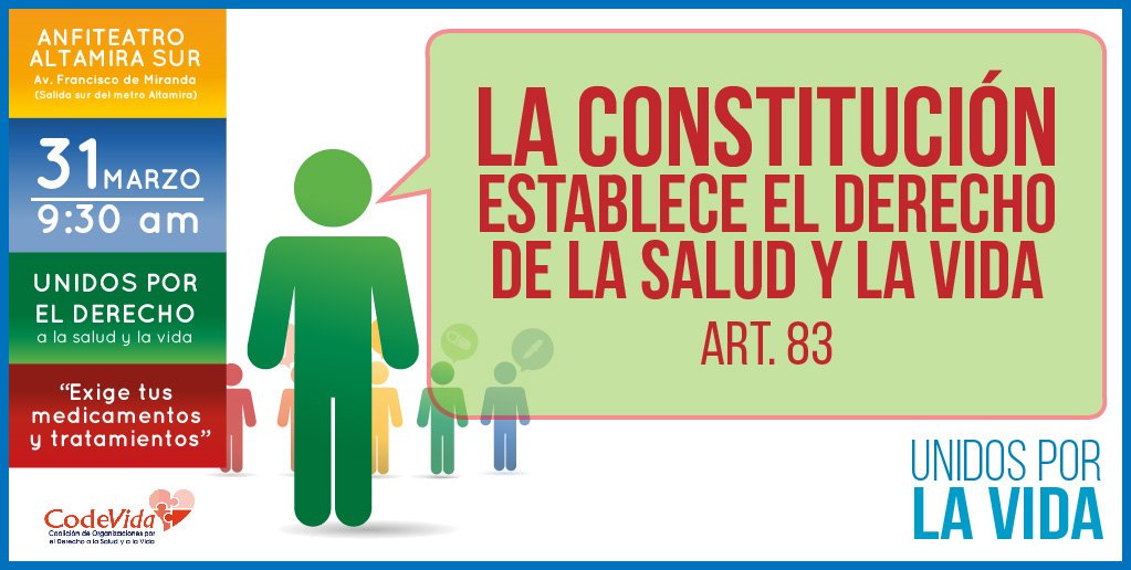 fundavhip's tweet photo. Te esperamos este jueves 31 de marzo, la lucha es por #medicamentos e #insumo  #Unidosporlavida https://t.co/wOu2Hk55wt