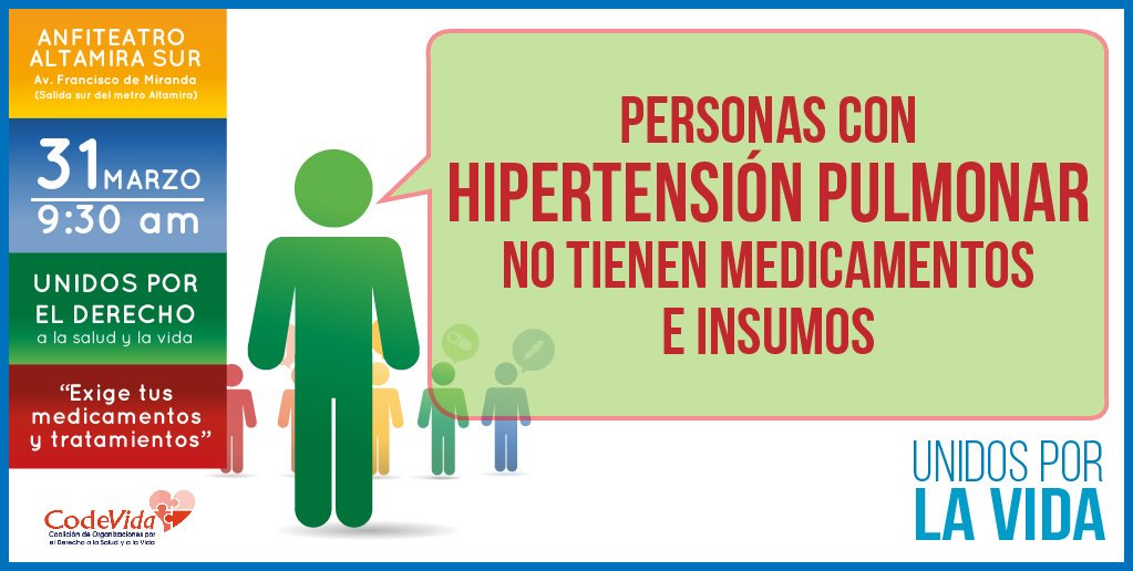 fundavhip's tweet photo. Te esperamos este jueves 31 de marzo, la lucha es por #medicamentos e #insumo  #Unidosporlavida https://t.co/wOu2Hk55wt