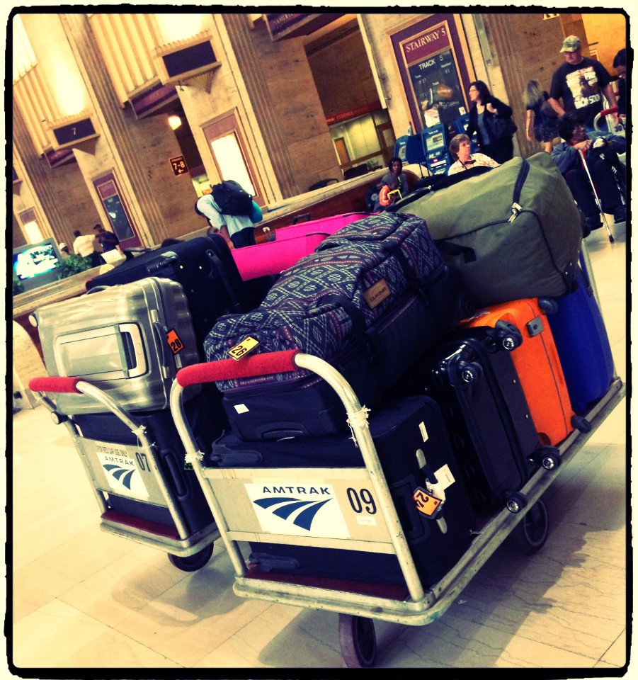 Amtrak's tweet photo. Hey overpackers! We have one of the most generous baggage policies in the travel industry. https://t.co/0ROI7qepjB https://t.co/WIXoy5L0Lk