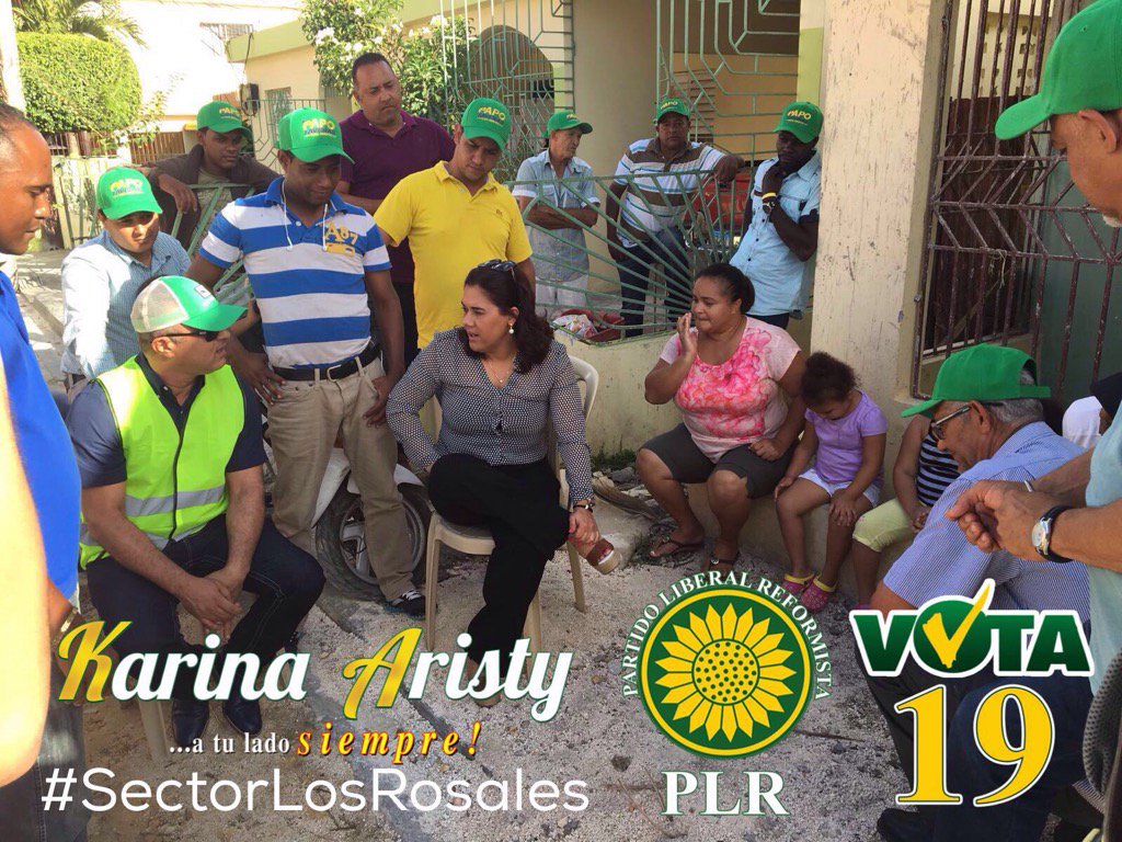 amable_aristy's tweet photo. Sector Los Rosales #KarinaAtuLadoSiempre #PLR #Vota19 https://t.co/kfW7qSP6MJ