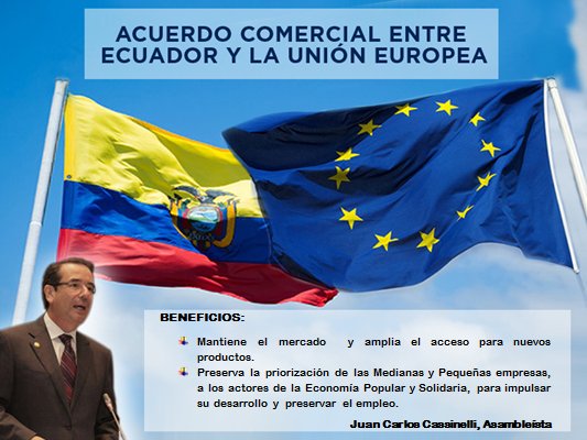 JCCassinelli's tweet photo. Les comparto algunos de los beneficios del #AcuerdoComercialUE.
@MashiRafael @JorgeGlas @el_telegrafo @Gamatvec https://t.co/XdvHK1F6g8