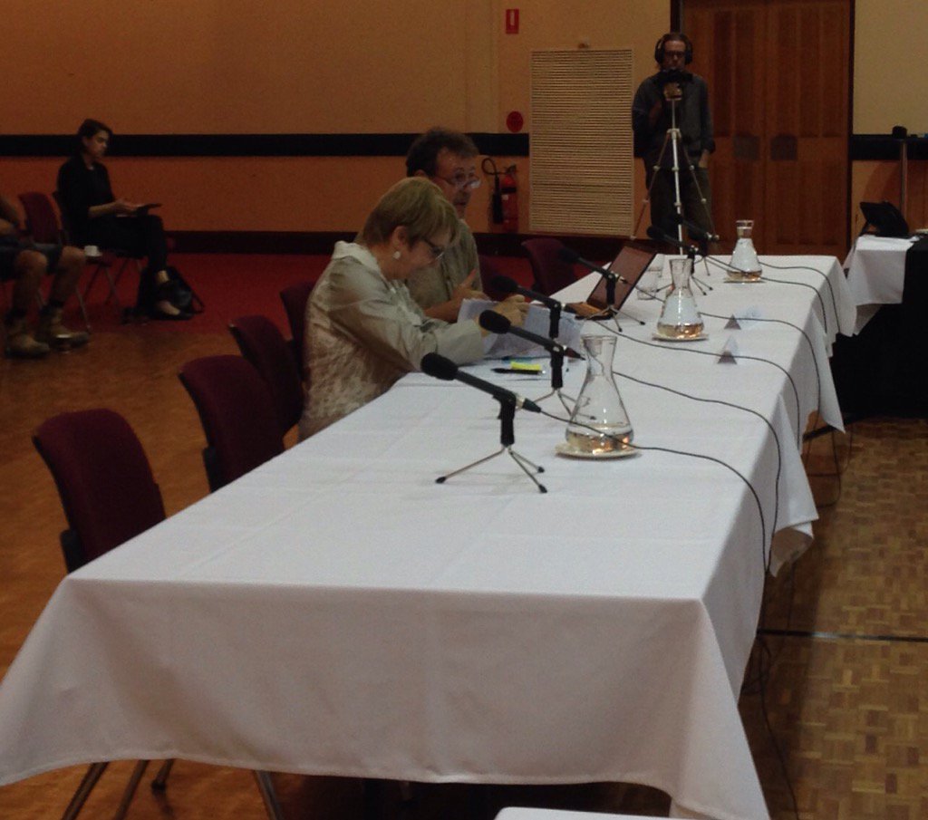 coonavass's tweet photo. @AnneKennedy47 &amp; David Paul present 2 #BenderInquiry "insur. co. will insure 18yr driver but won't insure agst #CSG" https://t.co/roWyTqSTSz