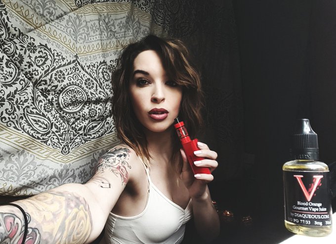 Check out @DjAqueous Gourmet Vape juice! It's called #bloodorange soooo good! Xoxo https://t.co/wWjx<a class="tags" target="_blank" title="On Twitter" href="/?out=eyJ0eXAiOiJKV1QiLCJhbGciOiJIUzUxMiJ9.eyJpYXQiOjE3MjE4OTAzNjcsImlzcyI6InR3cG9ybnN0YXJzLmNvbSIsIm5iZiI6MTcyMTg5MDM2NywiZXhwIjoxNzUzNDI2MzY3LCJyZWRpcmVjdF91cmwiOiJodHRwczovL3R3aXR0ZXIuY29tL0RqQXF1ZW91cyJ9.lPYv5rAFUdycMoiI1aAsjK3Aaf1dasiR_wASpjq2KQUnaXtx0yxHScHhGq2W41TB3XDObp51gd0voiNFEyr-ig">@DjAqueous</a><a href="/tag/bloodorange"class="tags"><span>#bloodorange</span></a>