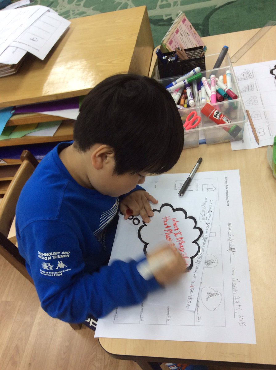 haidiwang's tweet photo. Filling the thinking bubble with one strategy @NoraStrauch #patterntalk @NISChina https://t.co/ffCn6EslWT