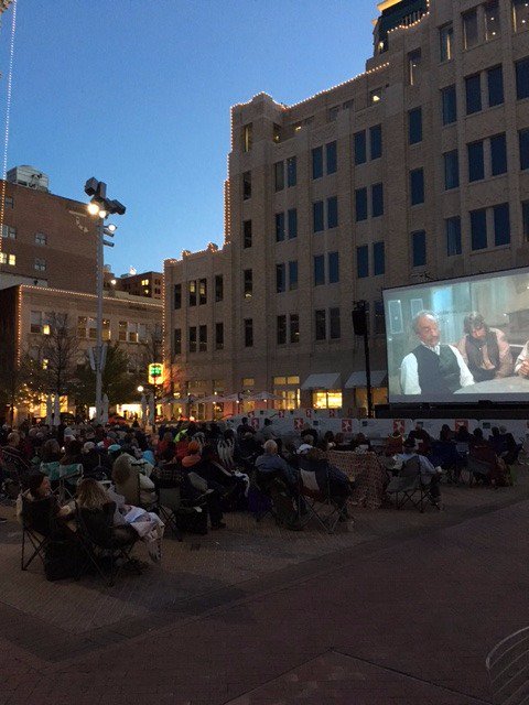 LDReunion's tweet photo. Glad to see so many LD fans at @sundancesquare tonight for the 1stmhalf of a two-part showing of Lonesome Dove. https://t.co/BT6UyJTw0u