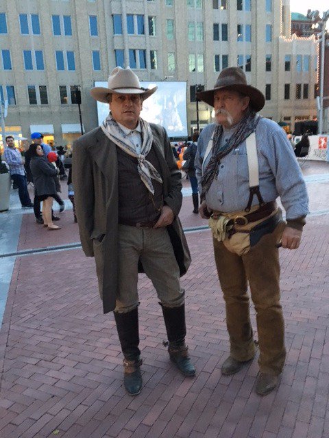 LDReunion's tweet photo. The second half of Lonesome Dove will be shown tom. night in @sundancesquare at 7:45pm. See you there! #LDReunion https://t.co/0Czpfis4Tb