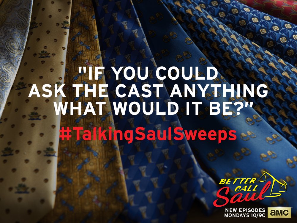 Answer w/ #TalkingSaulSweeps for a chance to win a #TalkingSaul trip! Presented by <a href="/Acura/">Acura</a>. on.fb.me/1PStXgf