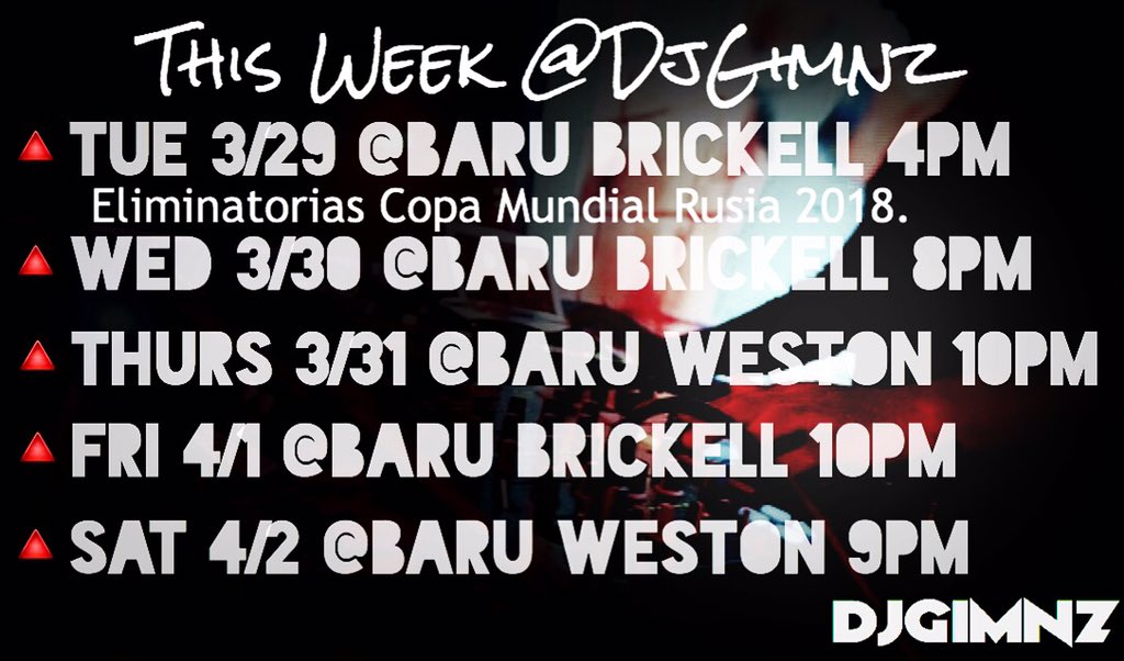 djgimnz's tweet photo. This Week @djgimnz: Activos🙌 https://t.co/oViedhbPyw