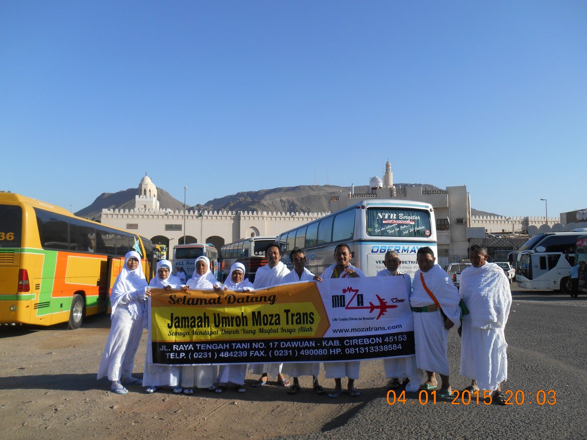 Jama'ah Umroh Periode Januari 2015 bersama PT. Moza Trans Tour