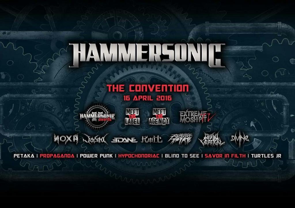 HAMMERSONIC Metal Convention tgl 16 April di Ecopark.. Gratis! #MagnitudeHammersonic #SoulOfSteel