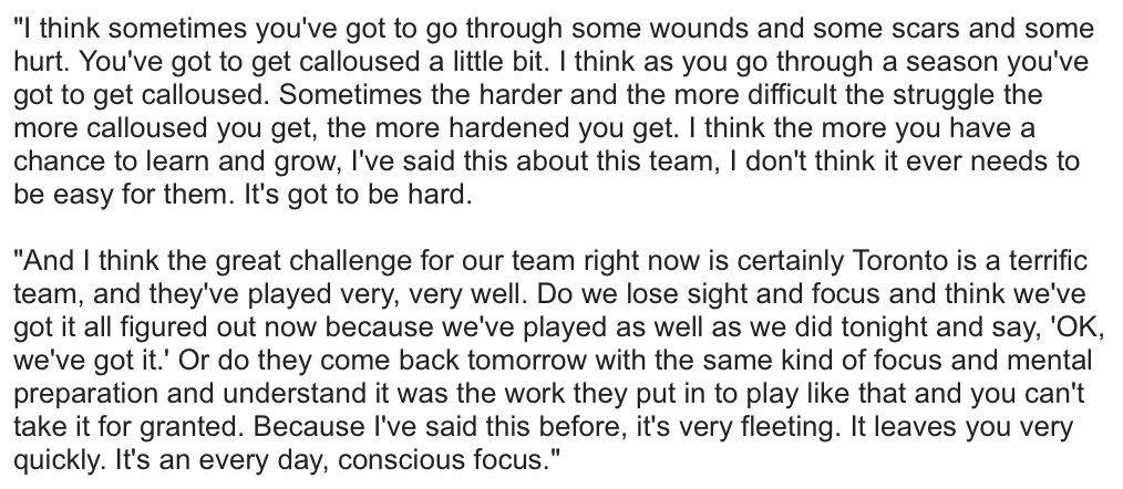 royceyoung's tweet photo. Billy Donovan with a really thoughtful quote about responding through the struggles of the post-All-Star lull: https://t.co/dYD99T3RVn