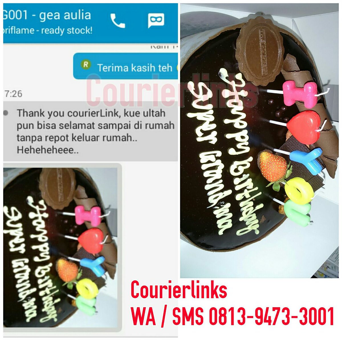 CourierLINKS's tweet photo. Testi layanan antar kirim kue & cake #Harvest & #CizzCake jga bisa sama #KurirBandung @CourierLINKS Aman Terpercaya https://t.co/CN3LWWcped