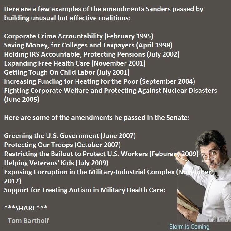 DeNeiceKenehan's tweet image. #Bernie– #Hillary doesn't like your tone when we report who really gets things done! #AmendmentKing #ToneDownForWhat