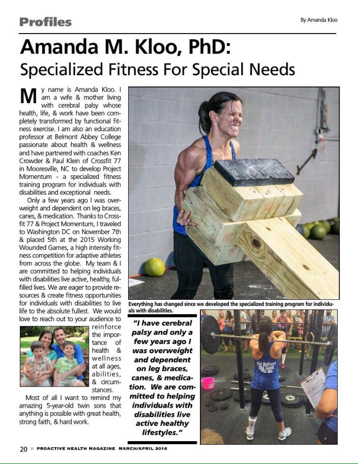 Prohealthmag's tweet photo. Motivation Monday... Fit mom Amanda Kloo shares her fitness story. #fitmom #MotivationMonday #mondaymotivation https://t.co/Ov2DbUWmXi