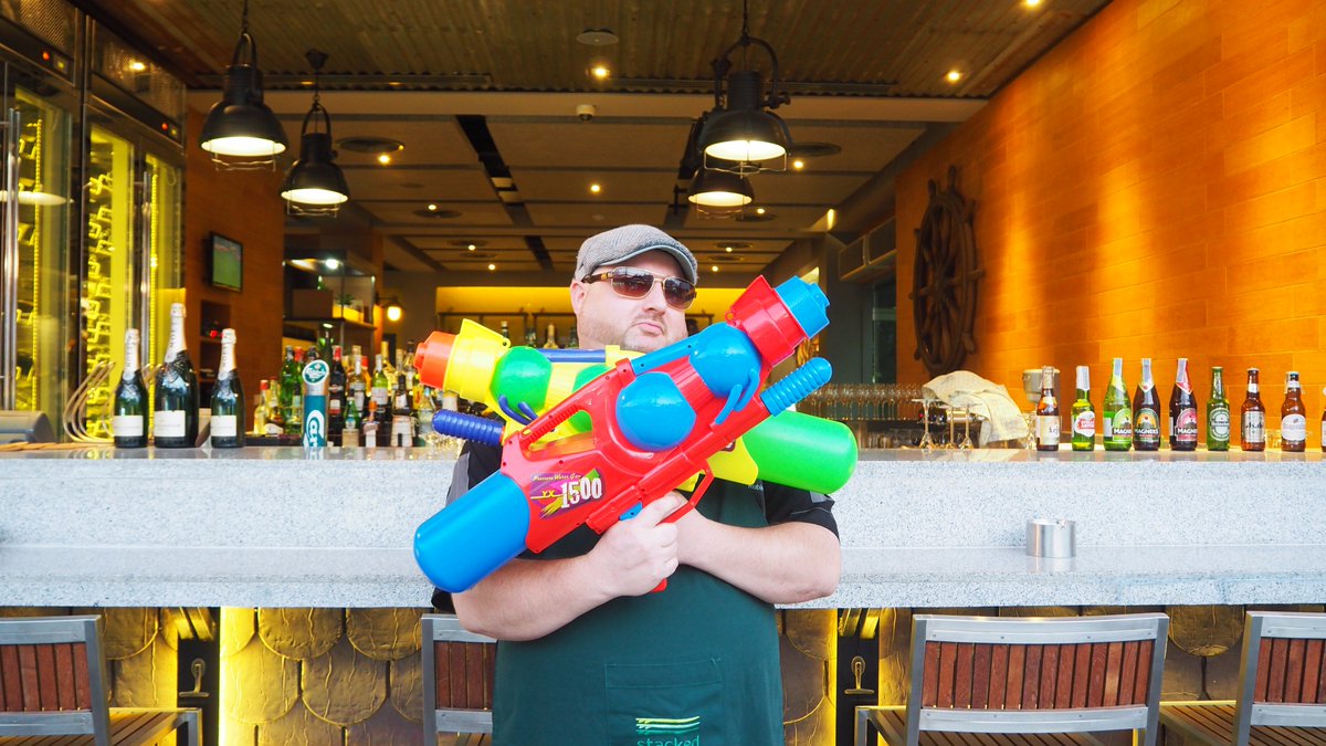 stackedsamui's tweet photo. Are you ready to celebrate the Songkran Festival @stackedsamui ? A water gun pistol is a must to carry at all times https://t.co/1igrQYAz9J