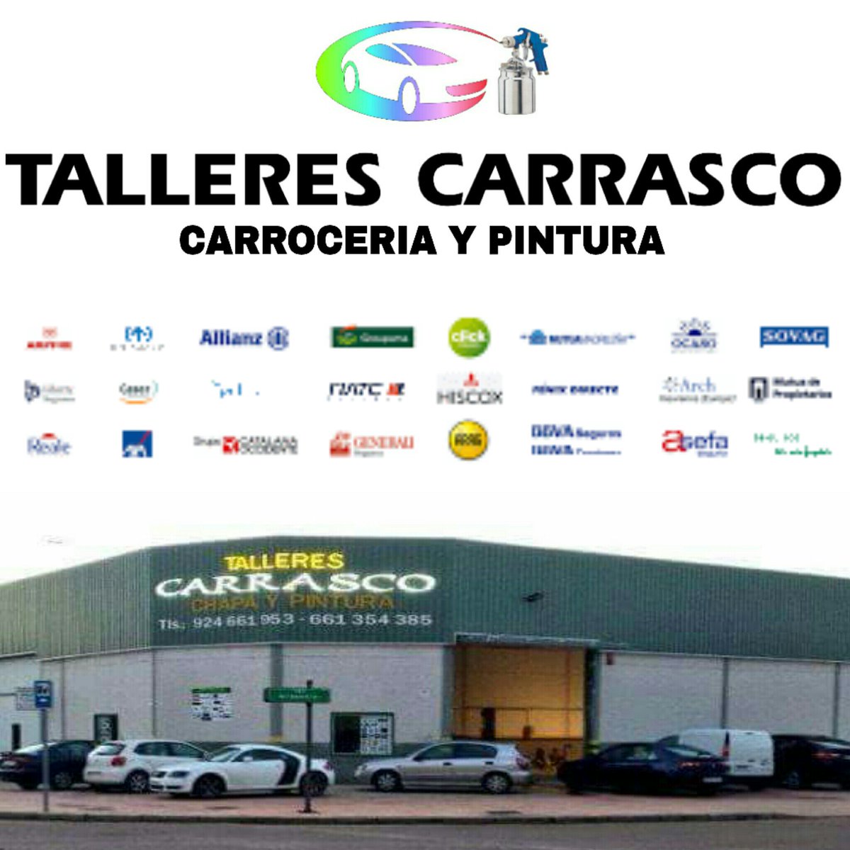 carrascotaller's tweet photo. Buenos días!!! Recuerde que trabajamos con todas las compañías de seguros gestionándoles el papeleo!! https://t.co/m4IJfr8EPv