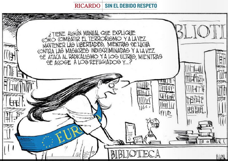 Se agradece el chiste de Ricardo. La complejidad de todo. Lo gris. Nada blanco. Nada negro.