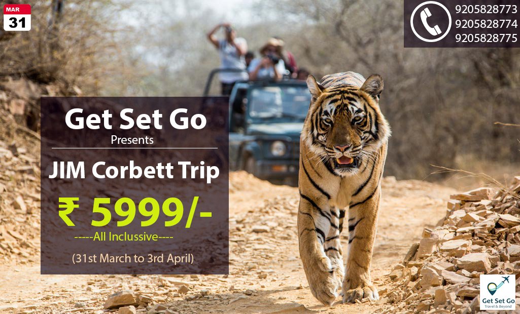 GetSetGo_Online's tweet photo. Only 2 Days left guys! Limited seats available
Hurry up and book your trip now
For Booking : +91-9205828773/ 74/ 75 https://t.co/ZymRtJJZzr