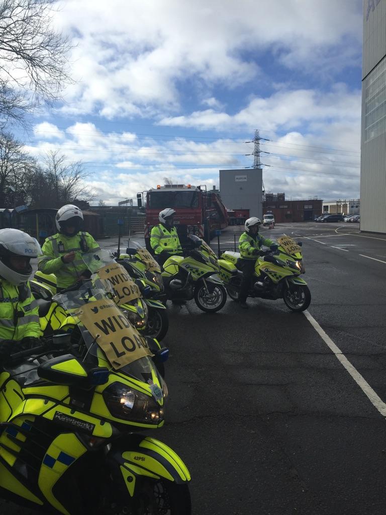 Policingstoke's tweet photo. Load is about to roll. Live updates to follow on its progress https://t.co/aZP4aB3N7B