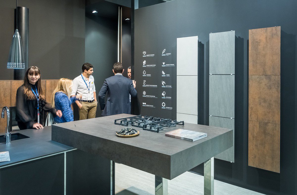 NeolithOfficial's tweet photo. Thanks for your visits at @izmirmarble! #Marble2016 See you on May 10-14 in #Istanbul #TurkeyBuild #Neolith #Design https://t.co/4CC21PrTyM