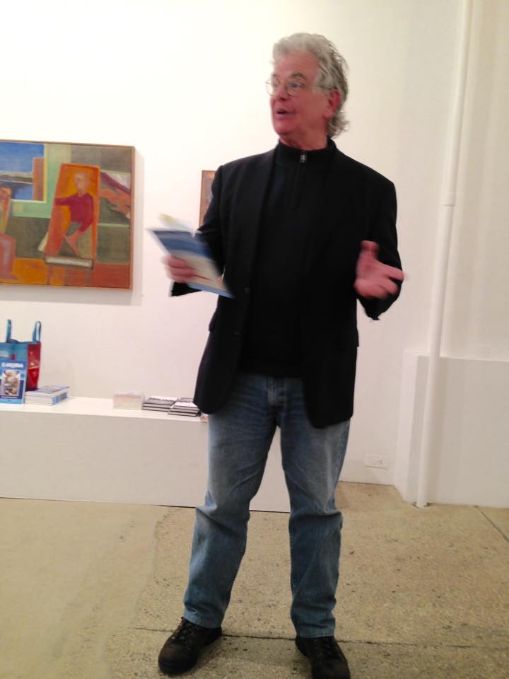 BrownstonePoets's tweet photo. #poetryreading Sat 3/26 #FirstStreetGallery #YuyutsuSharma #DavidAustel with #PatriciaCarragon https://t.co/wERI8F44jo