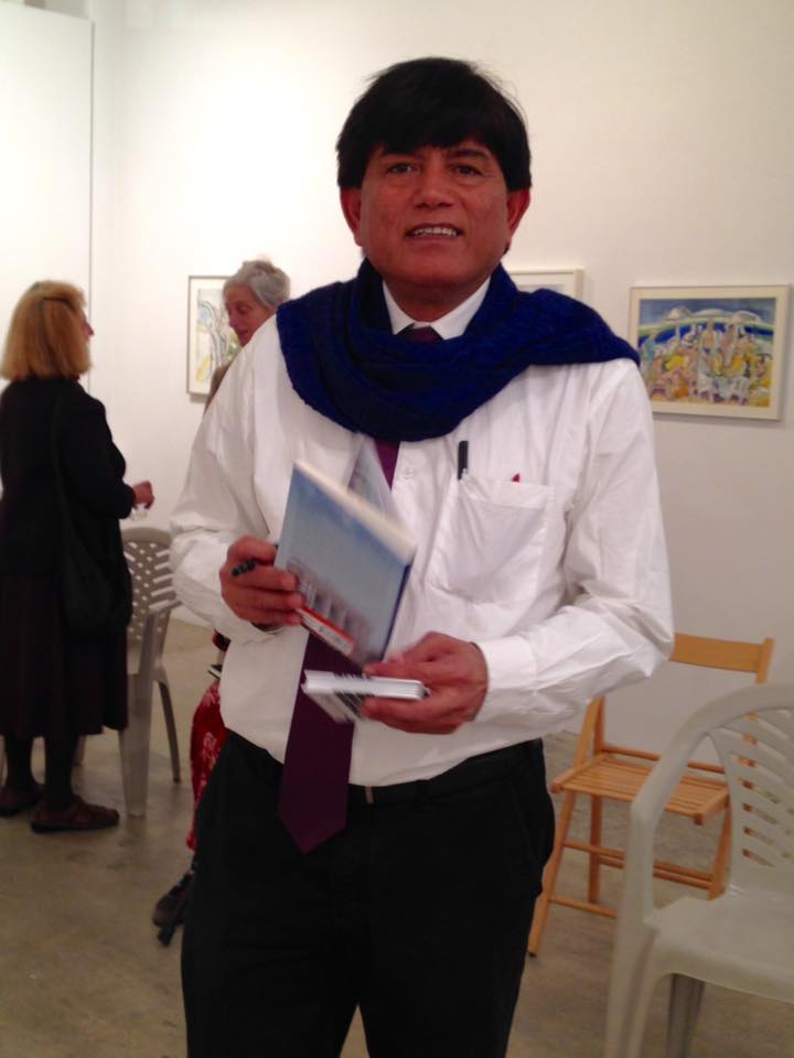 BrownstonePoets's tweet photo. #poetryreading Sat 3/26 #FirstStreetGallery #YuyutsuSharma #DavidAustel last day of Artwork by #WendyGittler https://t.co/xZGpHqellX