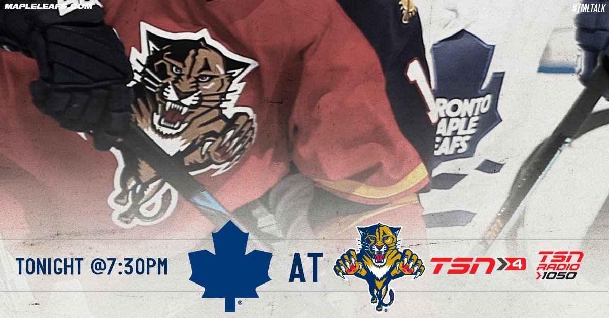 MapleLeafs's tweet photo. It's another @ScotiaHockey Game Day: The Leafs visit the Panthers. #TMLtalk 

PREVIEW: https://t.co/1m8t1BMTgm https://t.co/NI1LQ5ofO7