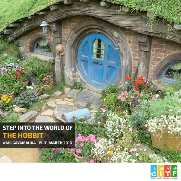 GITF_India's tweet photo. Experience the real Middle-earth.Yes,#NewZealand is the place to be this summer! https://t.co/tHDMQgZHio 
#GITF2016 https://t.co/0MwqAyqsHM