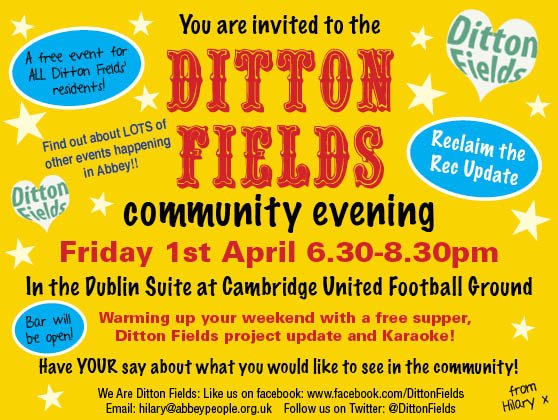 DittonFields's tweet photo. Looking forward to seeing on Friday, Ditton Fielders! xx https://t.co/8bGhcwYdpL