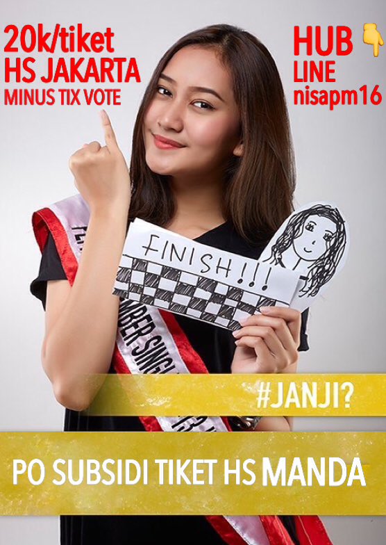 Kita masih buka PO Subsidi Tiket HS Manda Team T nih. Kuy! Sebelum kehabisan