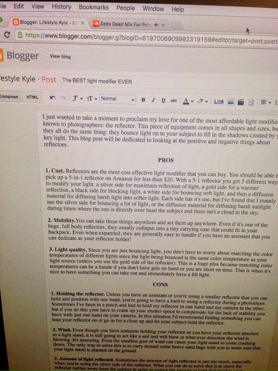 KyleStoutenberg's tweet image. Working on a new post; stay tuned! #photography #unidigadv #blog #reflectors