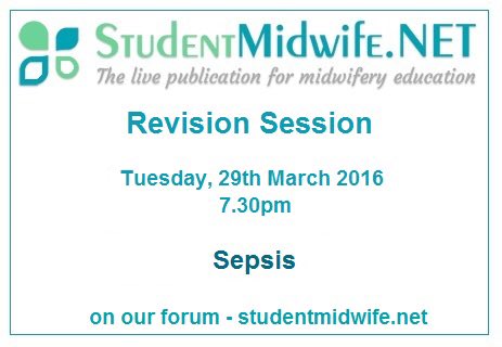 CaringMidwives's tweet photo. Morning everyone! Don't forget our #sepsis #revision session tonight! https://t.co/LJ4qBlEFm4