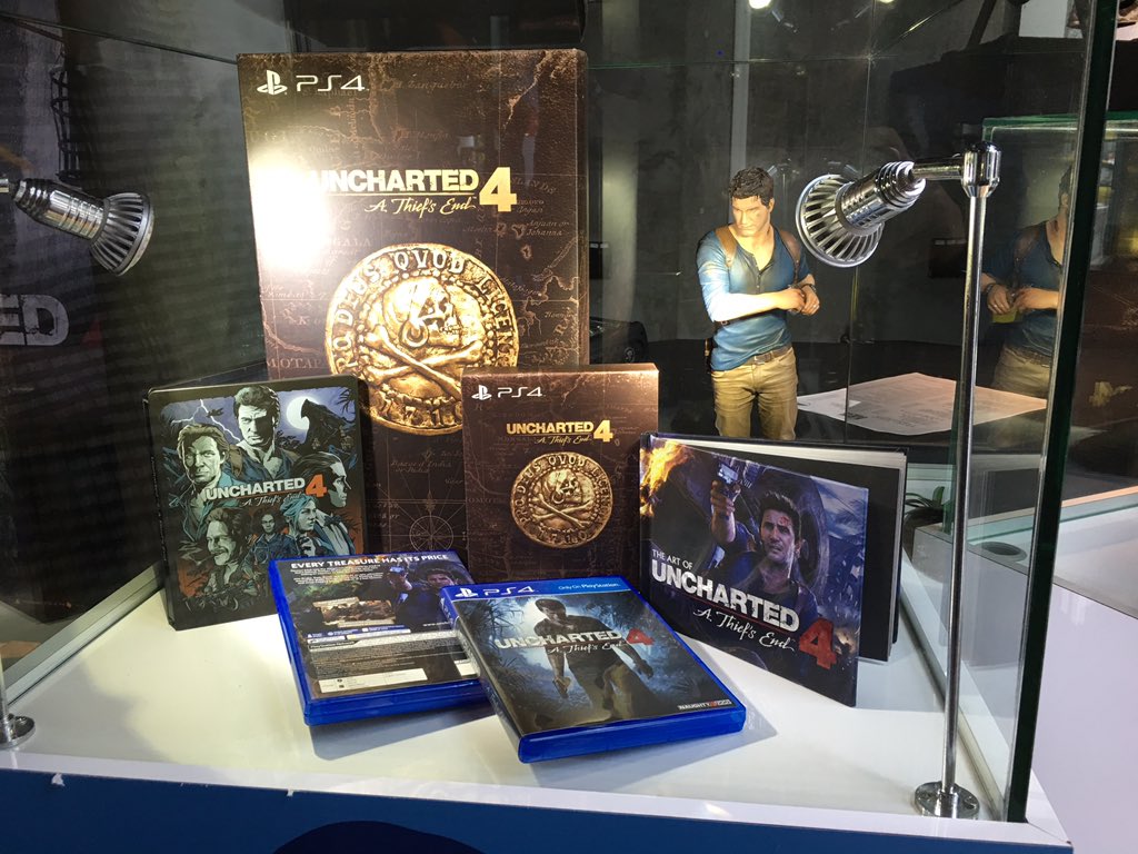 Uncharted 4: A Thief's End PS4 Case For Display Only Promo Rare