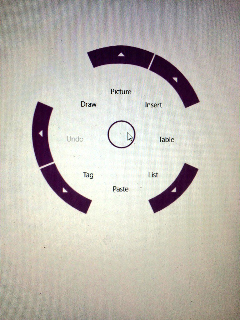 archana_here's tweet image. @Microsoft-What did u guys do to OneNote.Could u please stop being overly creative with the MenuBar #FrustratedUser