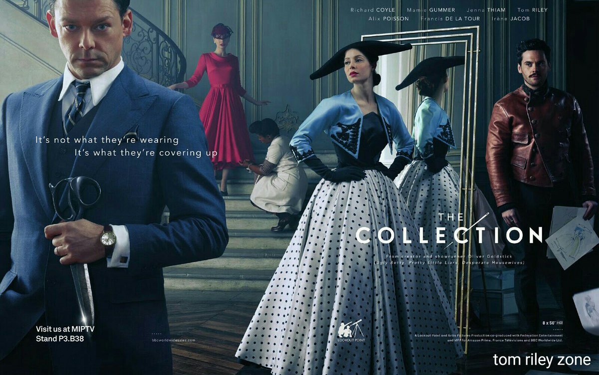 TomRileyHD's tweet photo. The Collection's first poster. By Oliver Goldstick. Credit: https://t.co/mJJvfnkKLB #TomRiley #TheCollectionSeries https://t.co/BYlE7K1bp3