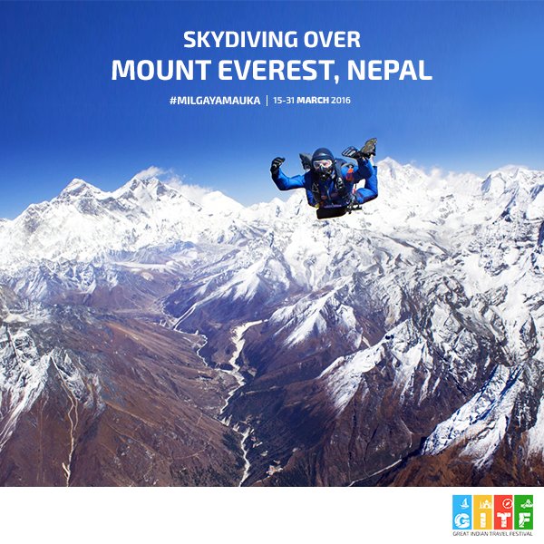 GITF_India's tweet photo. Get ready to buckle your seat &amp; book your #adventure on https://t.co/tHDMQgI6qQ #GITF2016 #MilGayaMauka https://t.co/ZzZwI47qt3