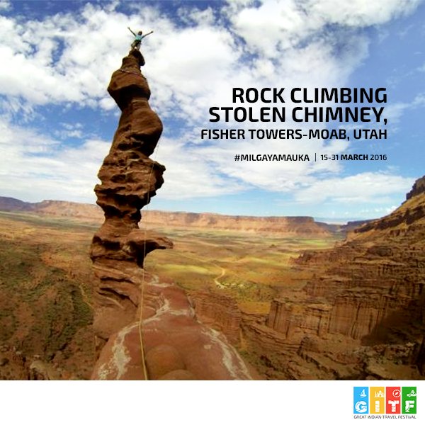 GITF_India's tweet photo. Get ready to buckle your seat &amp; book your #adventure on https://t.co/tHDMQgI6qQ #GITF2016 #MilGayaMauka https://t.co/ZzZwI47qt3
