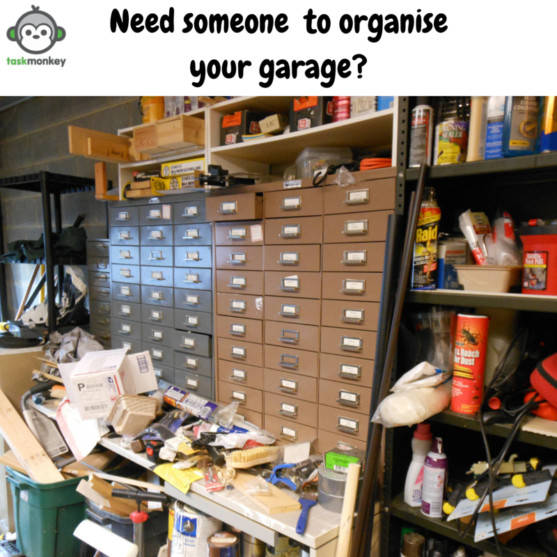 TaskMonkeyZA's tweet photo. Need to sort out the garage? #Relax and let a Task Monkey do it for you, visit https://t.co/gwgpdG70vb. #TaskMonkey https://t.co/5btTYexqKd