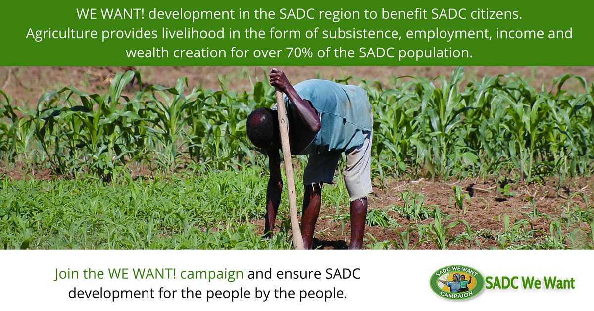 These are often characterised as land grabs.WE WANT! development in the #SADC region to benefit the SADC citizens.