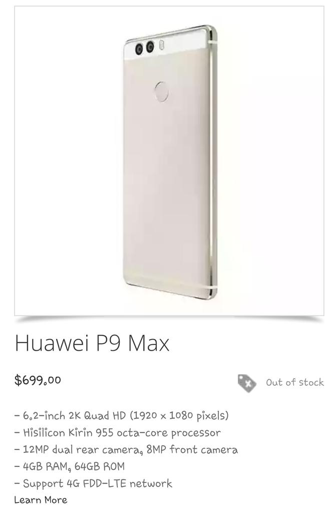 010_Singularity's tweet photo. @HuaweiDevice #P9, #P9Max,#P9Lite all have 12mp dual camera with OIS https://t.co/58xyLPqWKK
