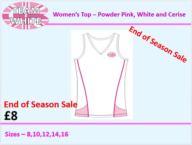 TeamWhiteGB's tweet photo. Get a Pink Top and Skort for £20 not including P+P. Pre sale price £45!!! £8 and £13 if you buy separately!!! https://t.co/VB7CGw5XfI